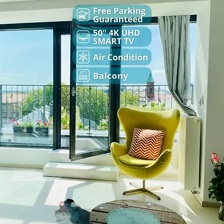 Appartamento Angel Mint - Free Parking - Balcony Cracovia